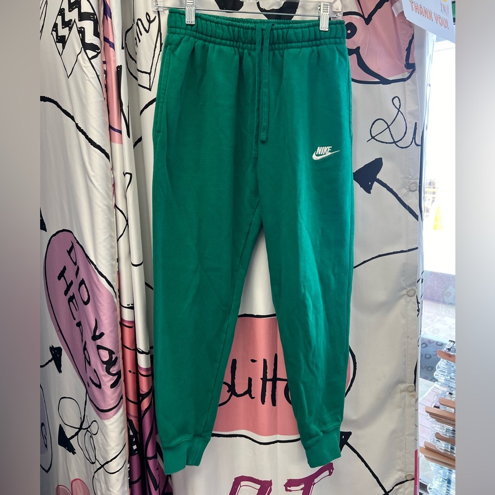 Nike Green sweat pants Joggers sz s
